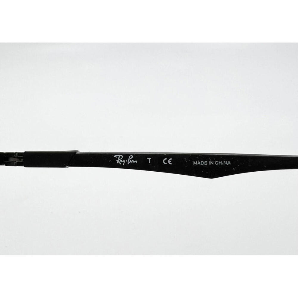 Ray-Ban RB 6238 2509 Black Metal Full Rim Eyeglasses Frame 52-17-145 7275 - Picture 6 of 7